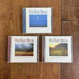 Set of 4 Our Daily Bread Devotional Music CDs Night Prayer Morning Hymns
